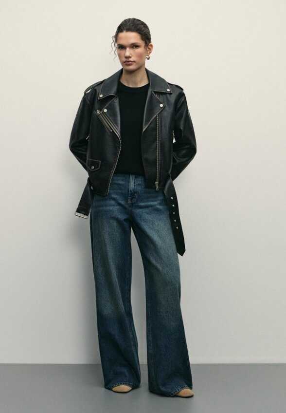 Куртка кожаная Zarina