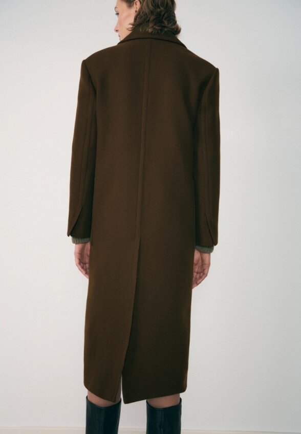 Пальто однобортное Mango