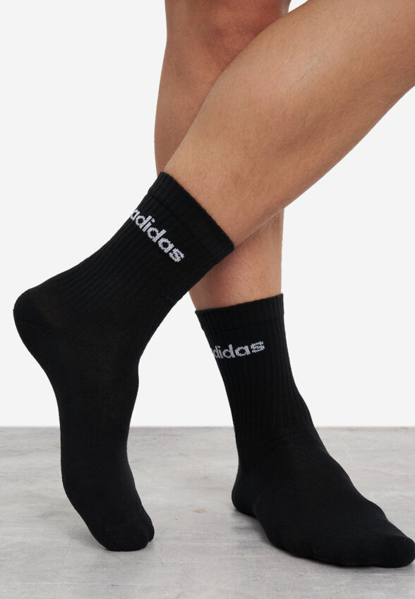 Носки Adidas, 3 пары, Черный