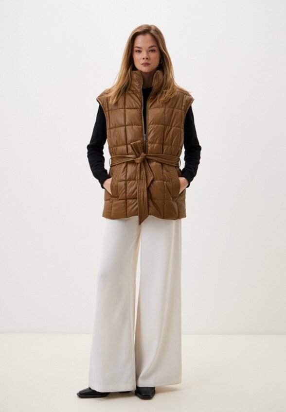 Жилет кожаный b.young