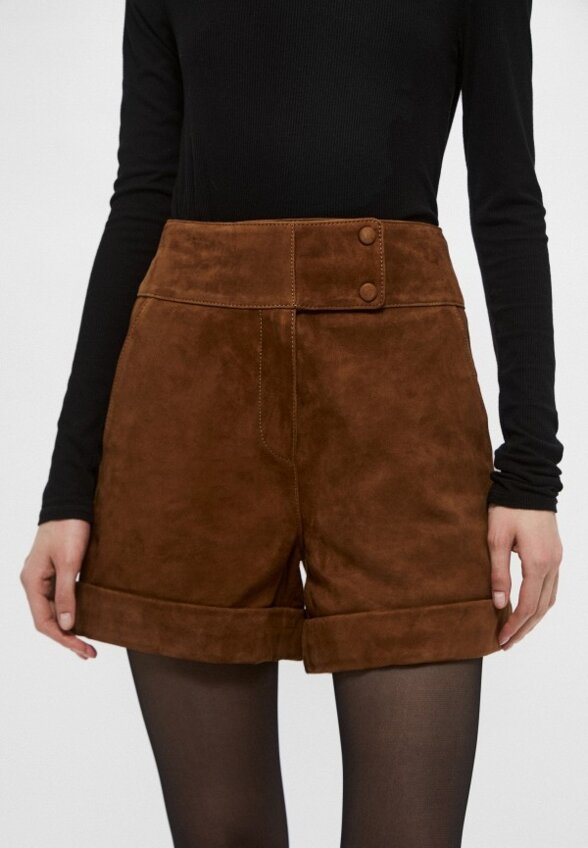 Шорты кожаные Trussardi