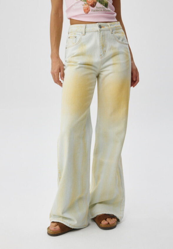 Джинсы WIDE LEG в стиле гранж