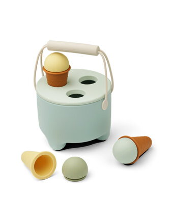 Набор игрушечного мороженого в ведерке ЛИВУД (LIEWOOD), мульти микс с голубым детям