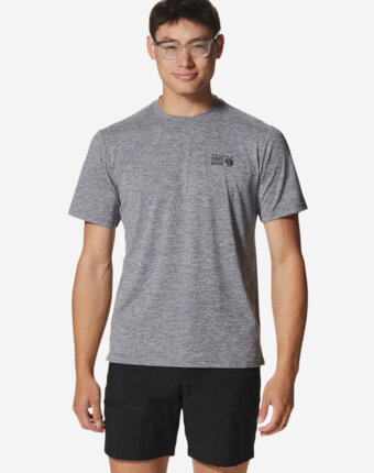 Футболка мужская Mountain Hardwear Sunblocker Short Sleeve, Серый женщинам