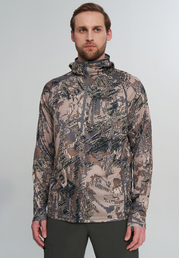 Лонгслив мужской Remington Foliage Anti-Mosquito, Серый
