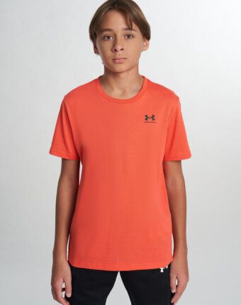 Футболка для мальчиков Under Armour Sportstyle LC, Красный женщинам