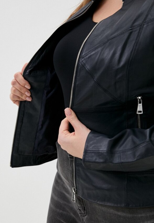 Куртка кожаная Снежная Королева