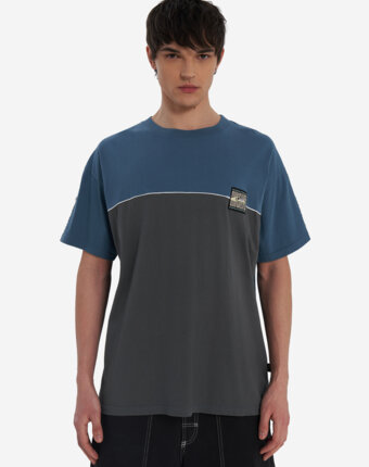 Футболка мужская Quiksilver Global Heat Color Block, Серый женщинам