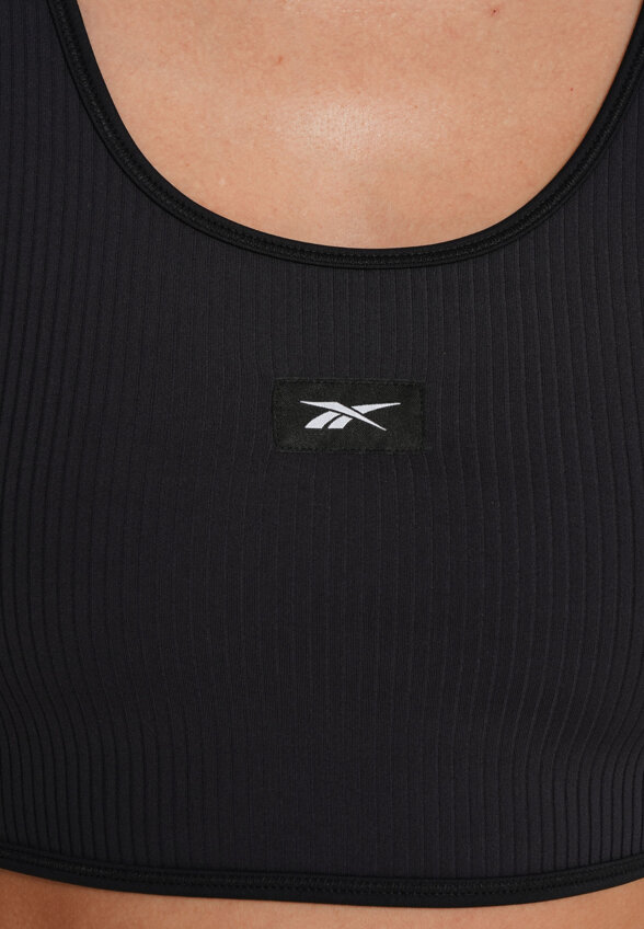Топ бра спортивный Reebok Rib Multi-Way, Черный