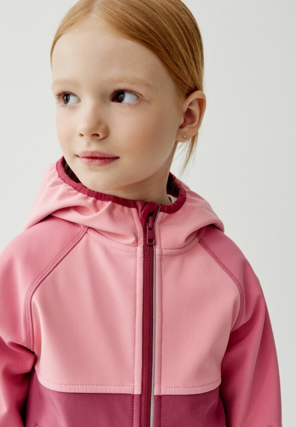 Ветровка Softshell на флисе для девочек
