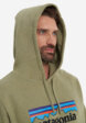 Худи мужское Patagonia Logo Uprisal, Зеленый5  - превью