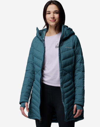 Ультралегкий пуховик женский Columbia Joy Peak II Mid Jacket, Голубой женщинам