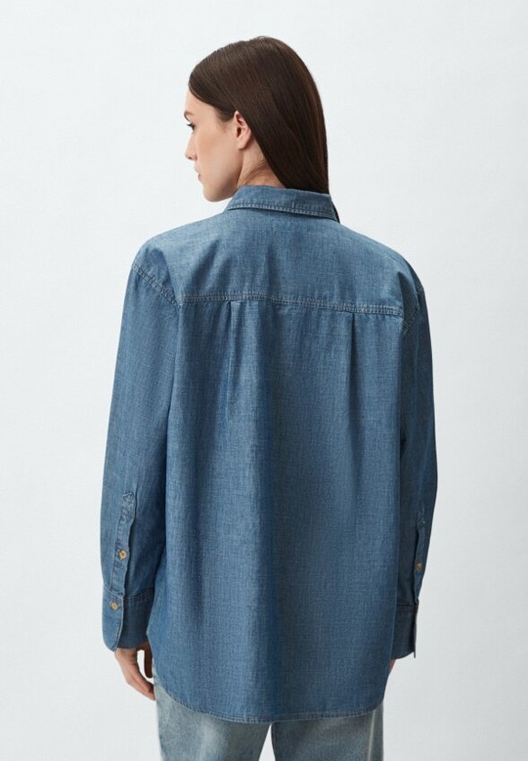 Рубашка джинсовая Mango