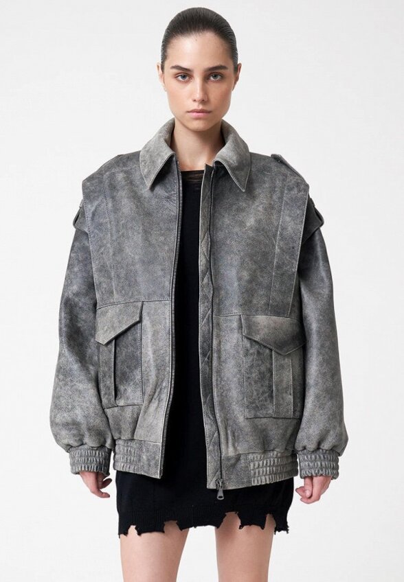 Куртка кожаная Patratskaya