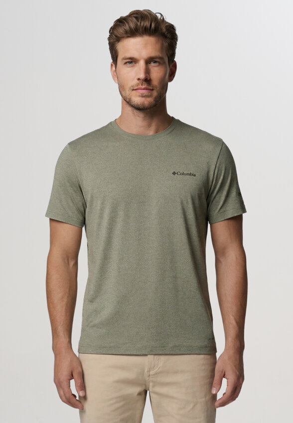 Футболка мужская Columbia Parsons Point SS Logo Tee, Зеленый