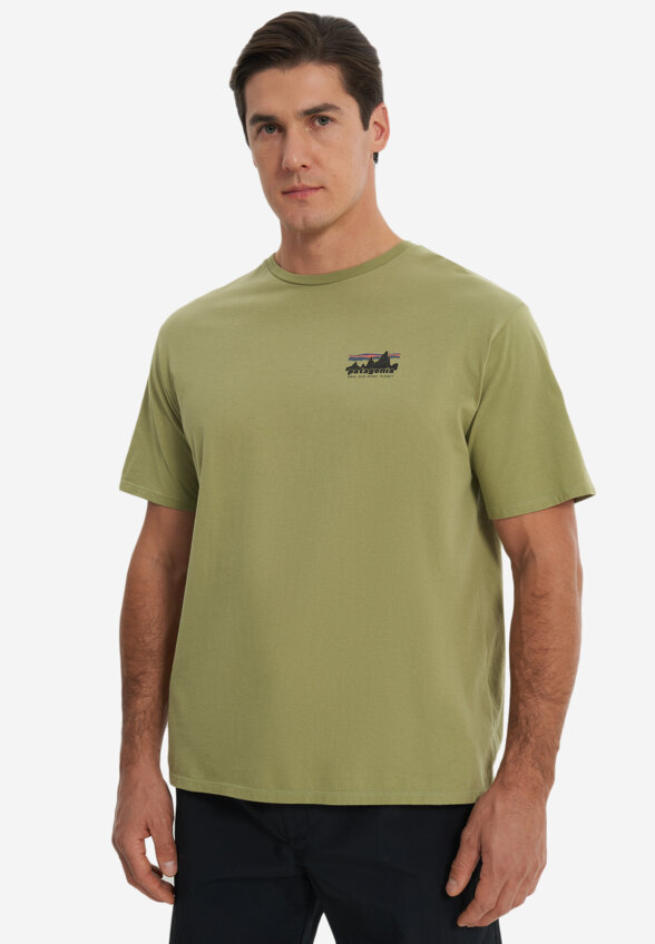 Футболка мужская Patagonia Skyline Organic, Зеленый
