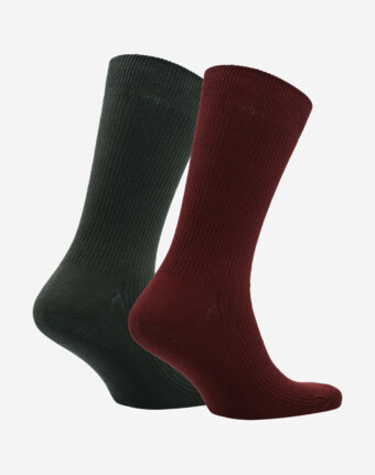Носки Columbia Ribbed crew DC, 2 пары, Зеленый женщинам