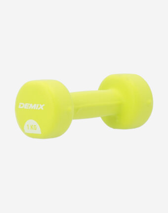 Гантель Demix 1 кг с неопреновым покрытием, Зеленый женщинам