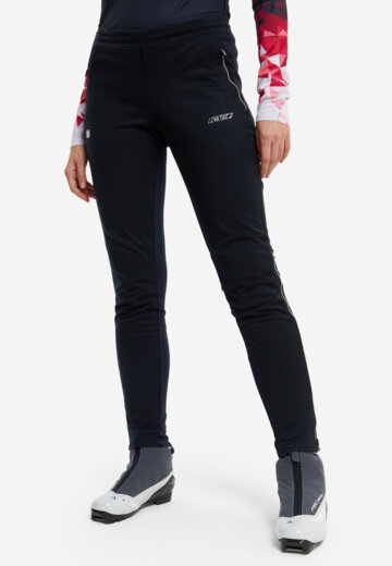 Брюки для беговых лыж женские KV+, Черный