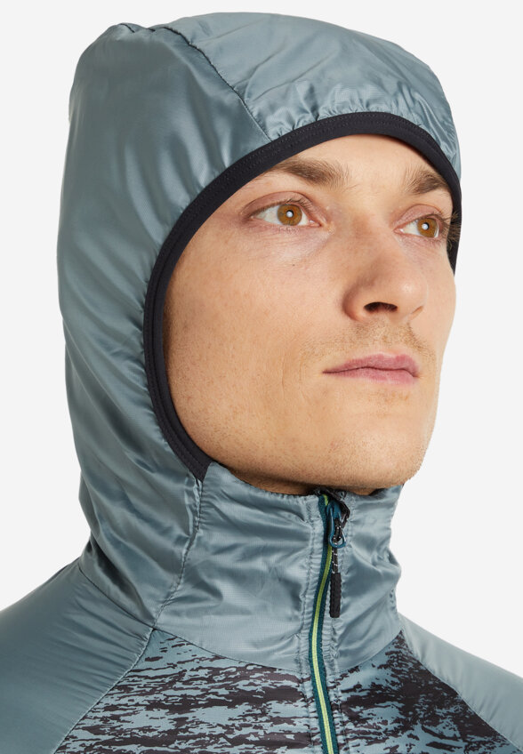 Куртка для беговых лыж мужская Loeffler Hybrid Speed, Серый
