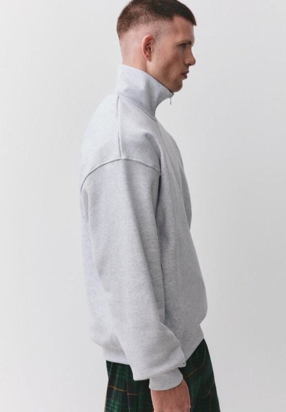 Свитшот Oversize fit с воротником