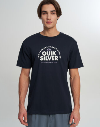 Футболка мужская Quiksilver Fundamental Ride, Синий женщинам