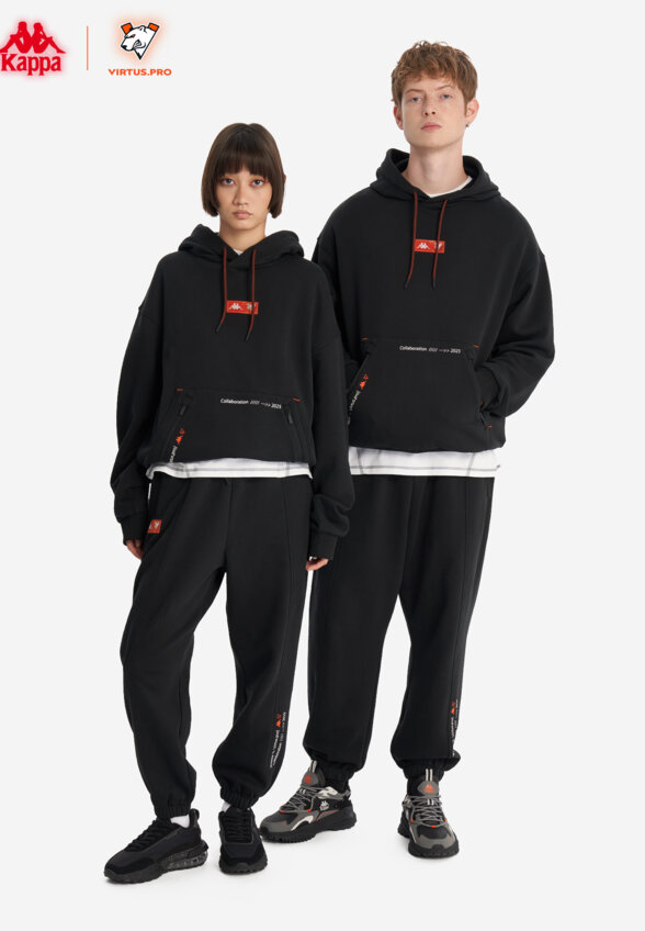 Брюки Kappa x Virtus.pro, Черный