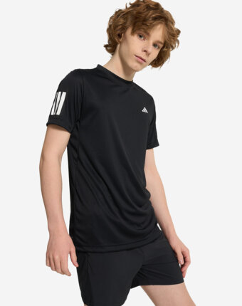 Футболка для мальчиков Adidas Club, Черный женщинам