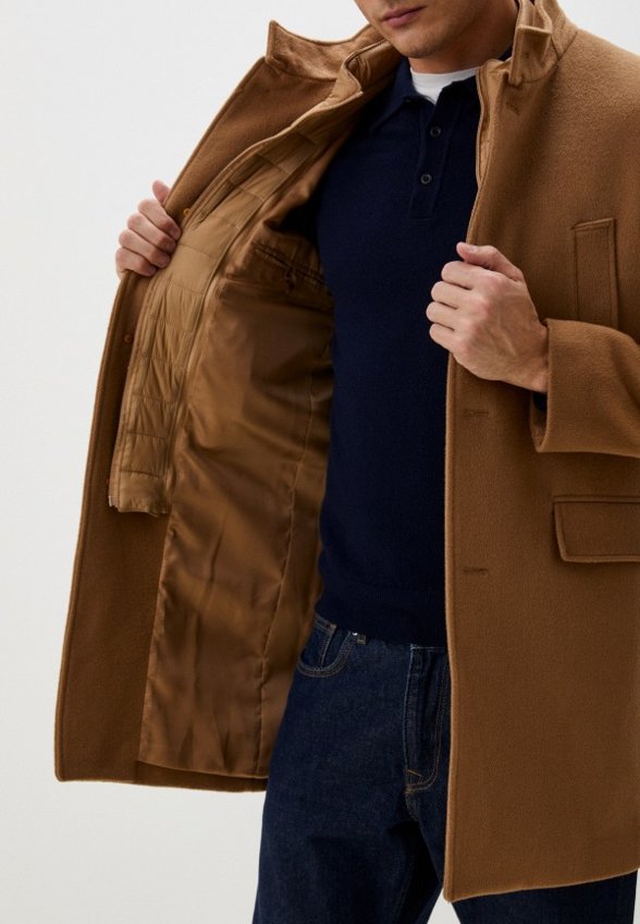 Пальто однобортное Al Franco