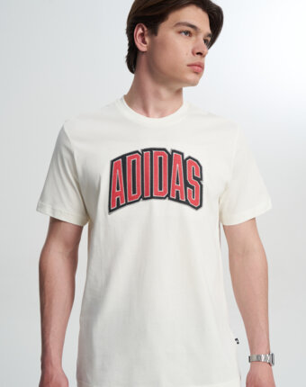 Футболка мужская adidas Stad Colleg, Бежевый женщинам