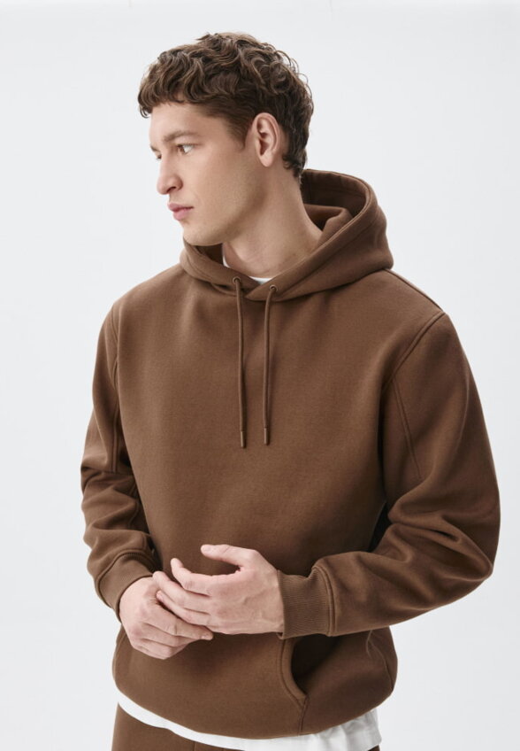 Худи REGULAR FIT из футера с начесом