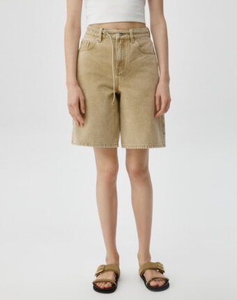 Джинсовые шорты wide leg женщинам