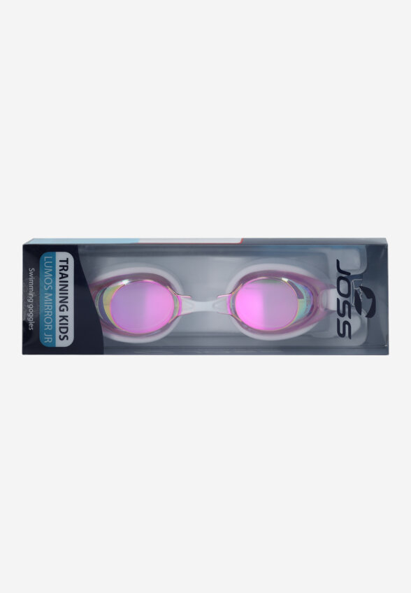 Очки для плавания детские Joss Lumos Mirror Jr, Розовый