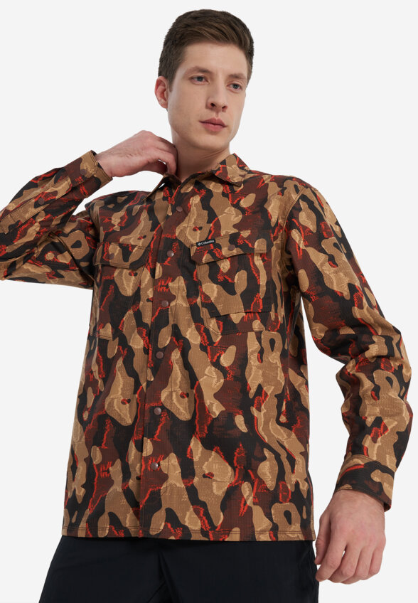 Рубашка мужская Columbia Landroamer Field Shirt, Коричневый