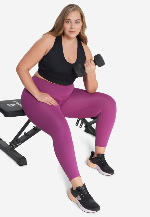Легинсы женские Demix ActiveMove, Plus Size, Фиолетовый