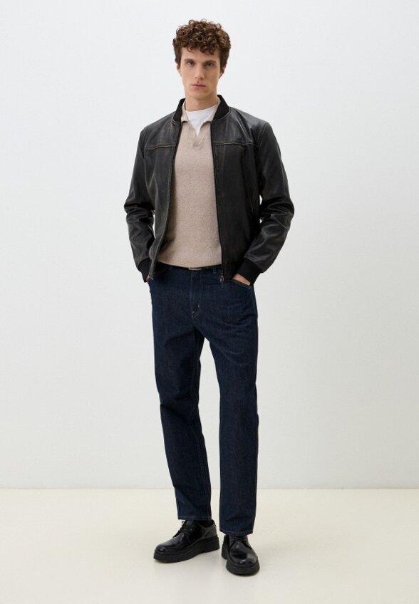 Куртка кожаная Urban Fashion for Men