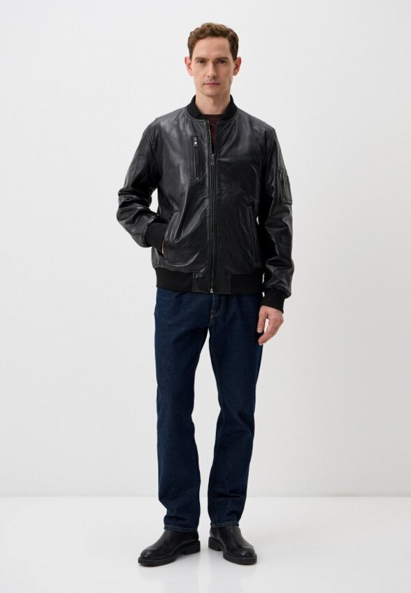 Куртка кожаная Jorg Weber