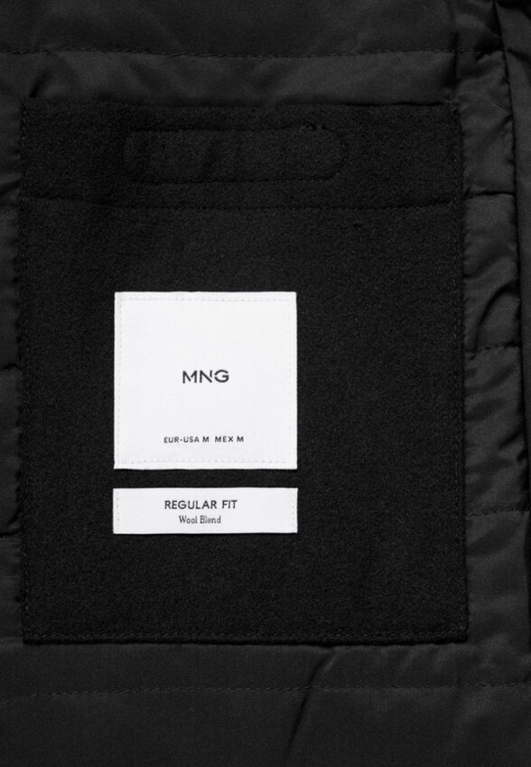 Пальто однобортное Mango Man