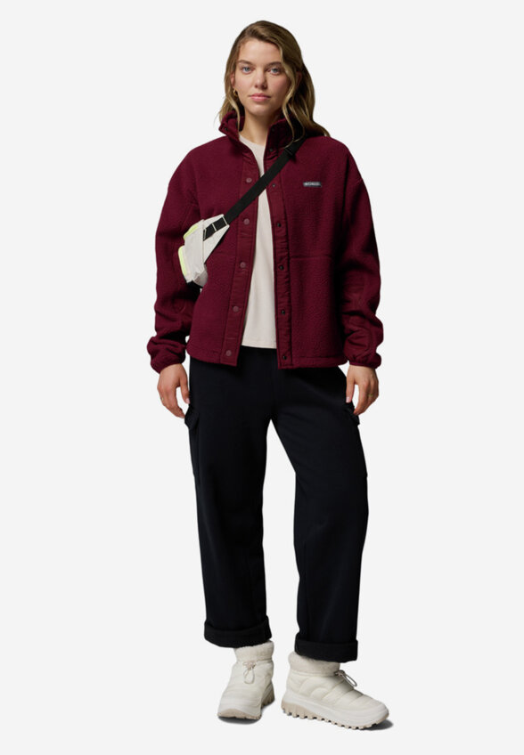 Джемпер флисовый женский Columbia Cloud Point Snap, Красный