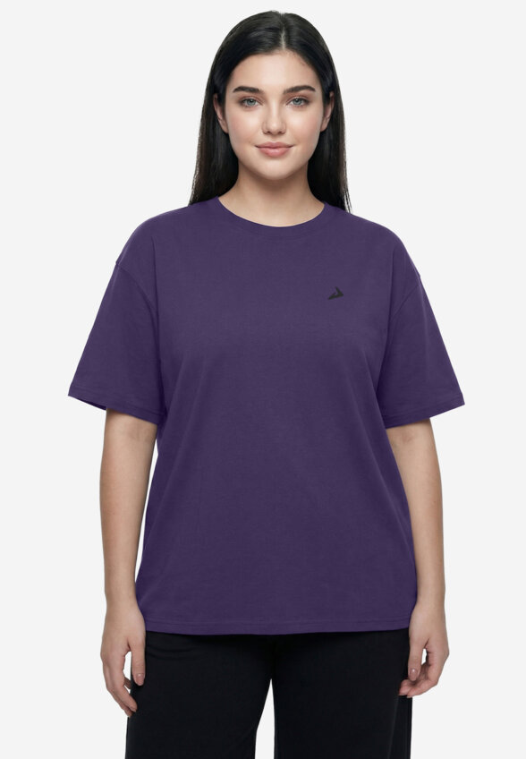 Футболка женская Demix, Plus Size, Фиолетовый