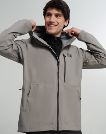 Куртка мембранная мужская Mountain Hardwear Stretch Ozonic Jacket, Серый женщинам