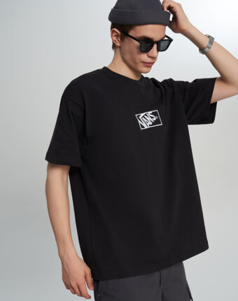 Футболка мужская Vans Blocked Box Loose SS, Черный женщинам