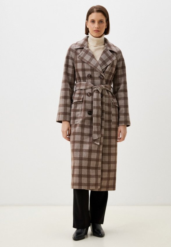 Пальто двубортное Louren Wilton