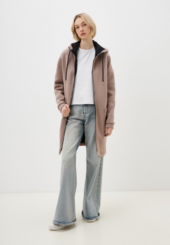 Пальто однобортное D.S