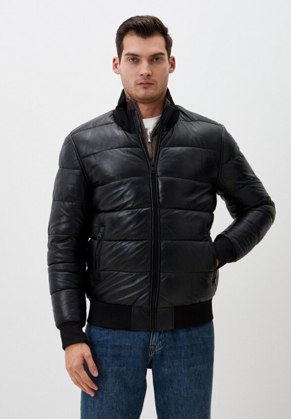 Куртка кожаная Urban Fashion for Men