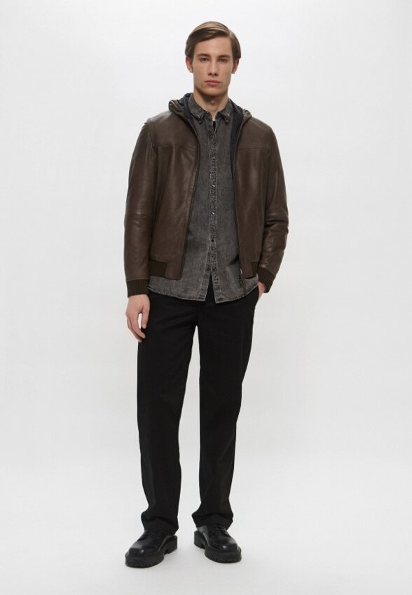 Куртка кожаная Blouson