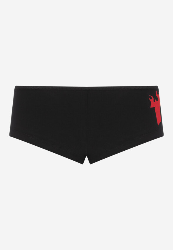 Шорты женские Thrasher Flame Logo, Черный
