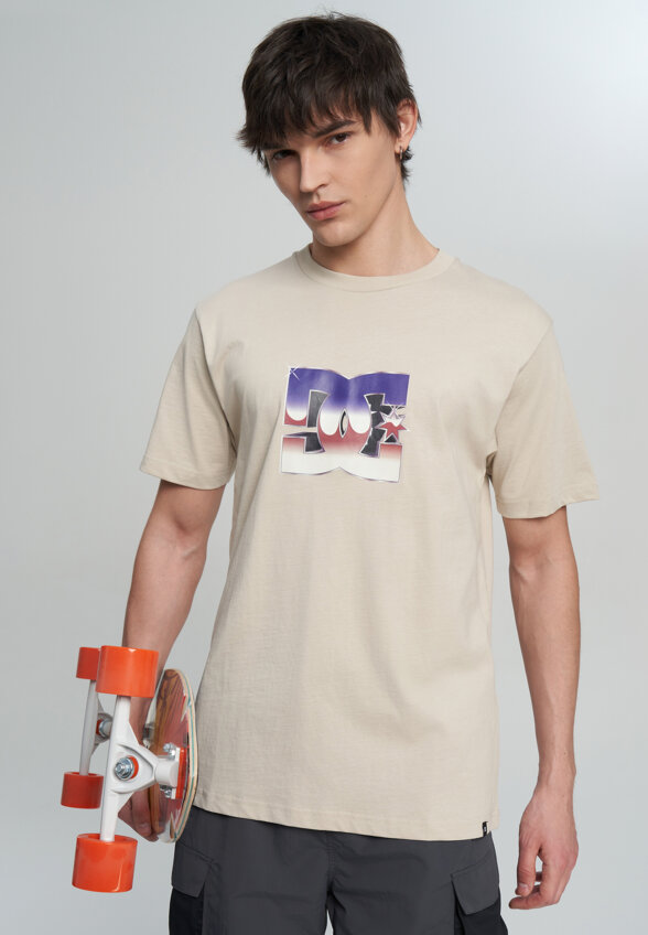 Футболка мужская DC Shoes Metallic Star, Бежевый