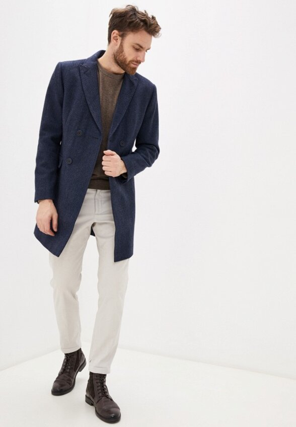 Пальто двубортное Bazioni