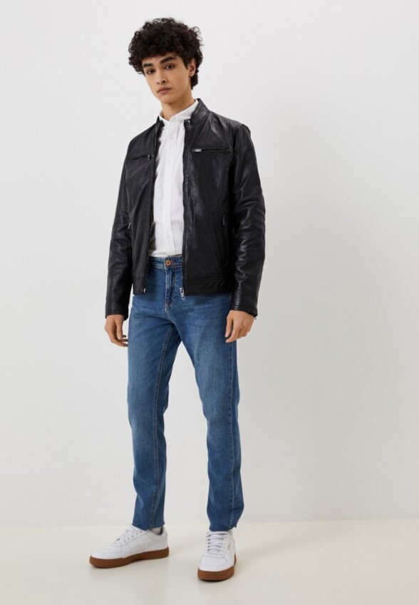 Куртка кожаная Urban Fashion for Men